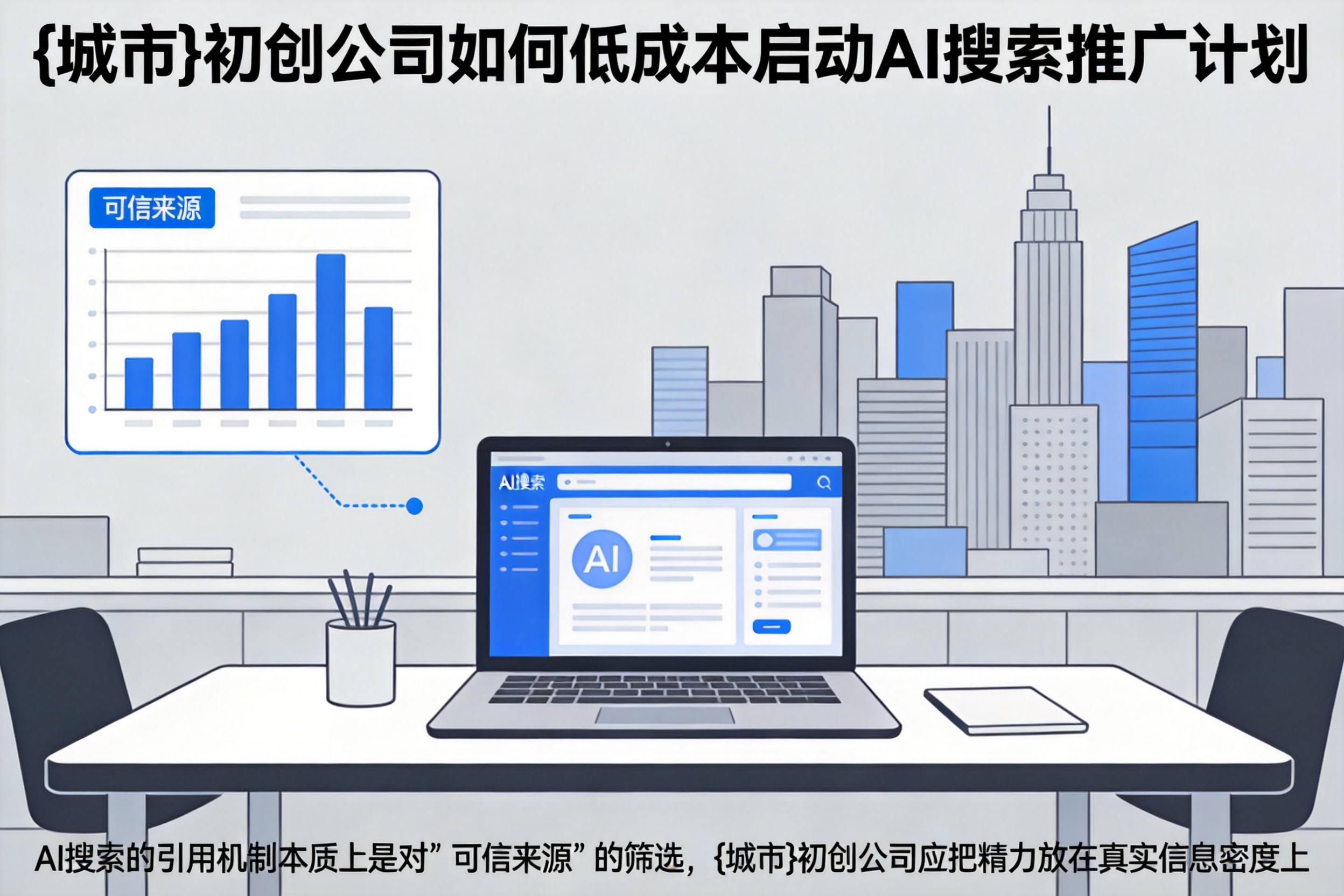 宏伟初创公司如何低成本启动AI搜索推广计划